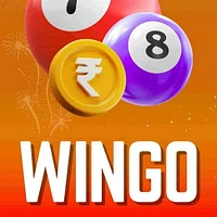 Lottery 7 Win Go game art with red and purple numbered balls